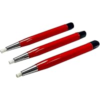 Fiberglass Scratch Brush Pen - 3 Pack - Jewelry, Watch, Coin Cleaning, Electronic applications, Removing rust and corrosion