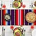 2 Pack Mexican Serape Table Runner 14 x 84 Inch for Mexican Party Wedding Decorations Outdoor Picnics Dining Table, Fringe Cotton Handwoven Table Runners