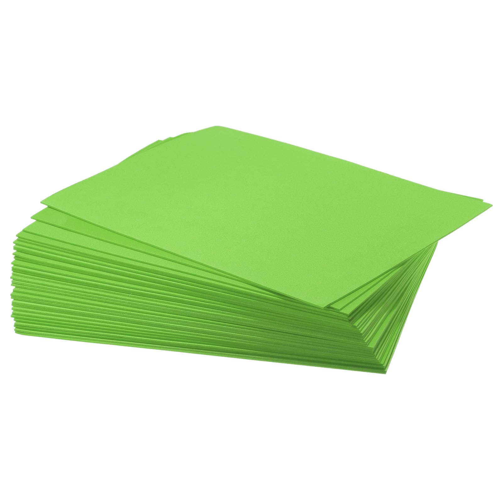 Photo 1 of uxcell EVA Foam Sheets Green 12 Inch x 9 Inch 2mm Thickness for Crafts DIY Pack of 30