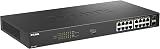 D-Link DGS-1018P 18-Port Gigabit PoE Switch 16 PoE+ 2 SFP Uplinks