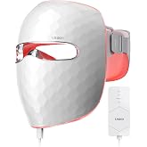 Ulike Red Light Therapy Mask for Face,360&deg; Full Face Coverage | Red, Blue, Yellow &amp; Infrared Light, Acne &amp; Anti-Aging, Cordless, Remote Control, Eye Protection, Home Skincare Device