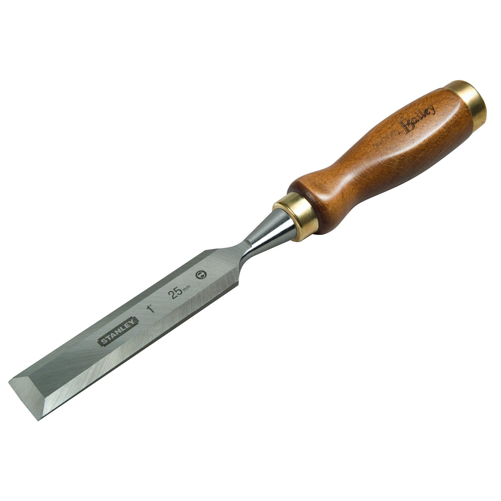 Stanley 2-16-392 "Bailey" Chisel, Silver/Brown, 25 mm