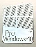 Microsoft Windows 10 Pro Metal Sticker 16 x 23mm [883]
