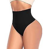 Werena Tummy Control Thong Shapewear for Women High Waist Shaping Underwear Seamless Body Shaper Panties Girdle