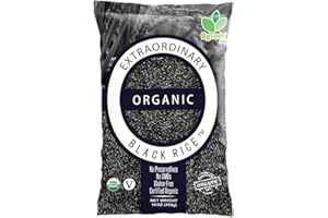 Big Green Organic Food- Extraordinary Black Rice, Gluten-Free, Non-GMO, Vegan, Kosher