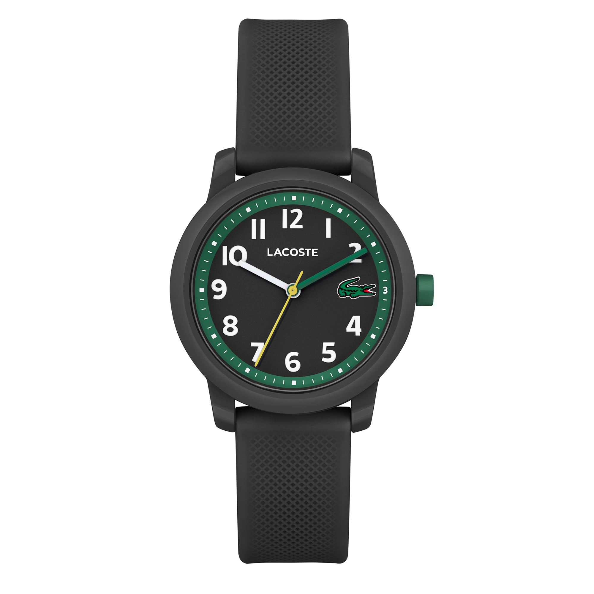 Lacoste Analogue Quartz Watch for Kids LACOSTE.12.12 Kids Collection with Black Silicone Bracelet - 2030042 — image 1