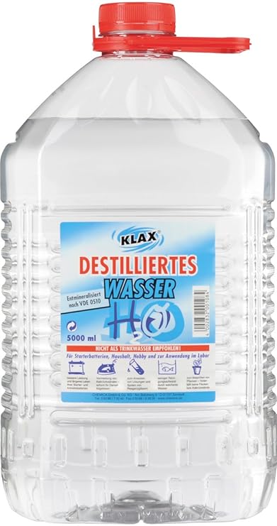 Destilliertes Wasser 5 Liter 130043K