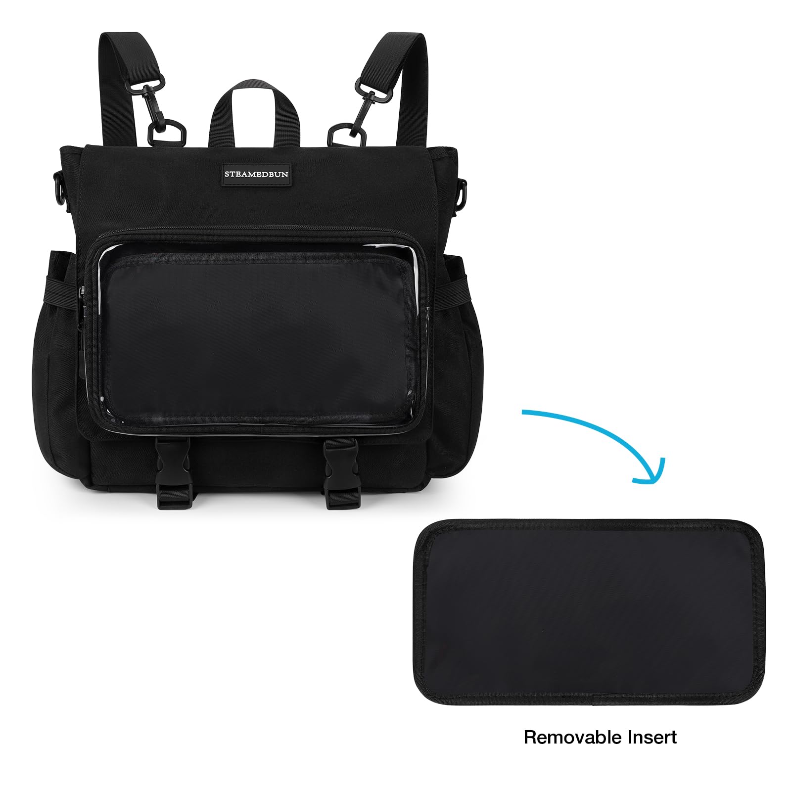 STEAMEDBUN Kawaii Backpack for School，Cute Backpack for Teen Girls，Aesthetic Ita backpack with Insert