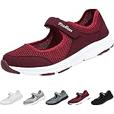 Women's Orthopedic Walking Nurse Shoes,Comfortable Breathable Mesh Non-Slip Diabetes Casual Nursing Mary Janes Sneaker