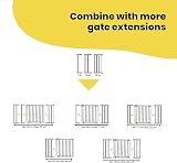 Safety 1st Easy Close Metal 28cm Gate Extension White – No Drilling view 6