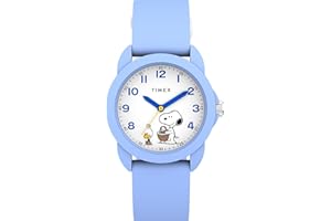 Timex Youth Peanuts Youth Spring 30mm Watch - Blue Strap White Dial Blue Case