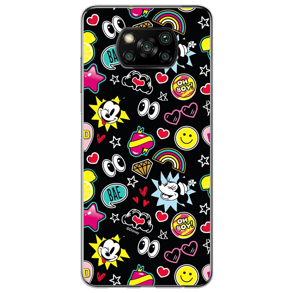 ERT GROUP mobile phone case for Xiaomi POCOPHONE X3 original and officially Licensed Disney pattern Mickey & Minnie 013 optimally adapted to the shape of the mobile phone, case made of TPU