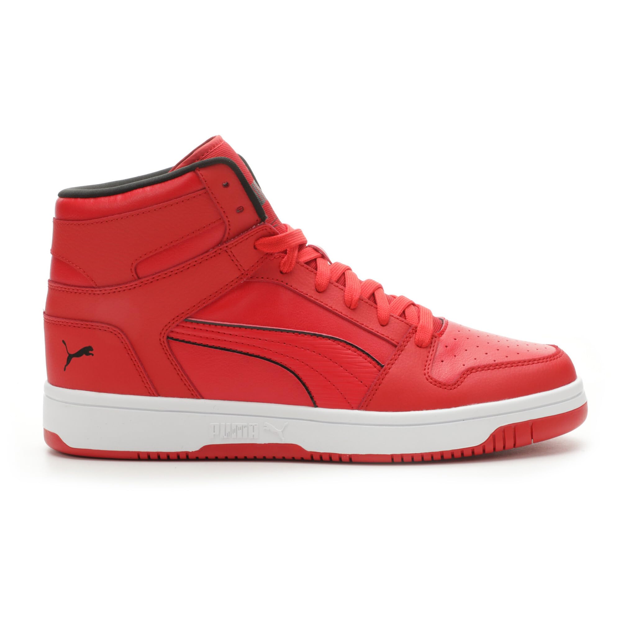 PUMA Mens Rebound Layup Sneaker, High Risk Red-High