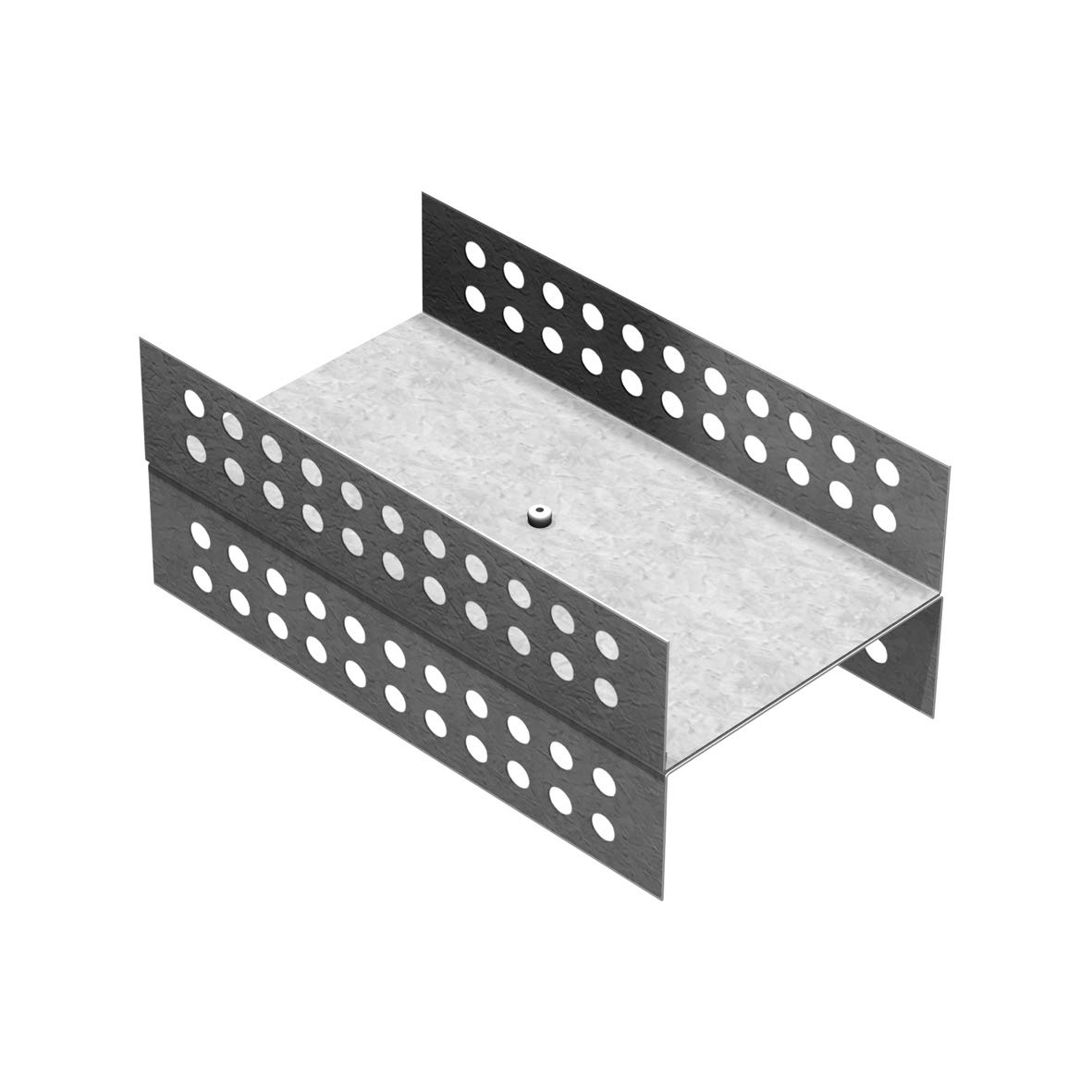 LUX ELEMENTS Mont-H Mounting Aid for Connecting 2 x 80 mm Building Plates I Mounting Aid H Shape Made of Galvanised Metal I for Extending Walls Pack of 4