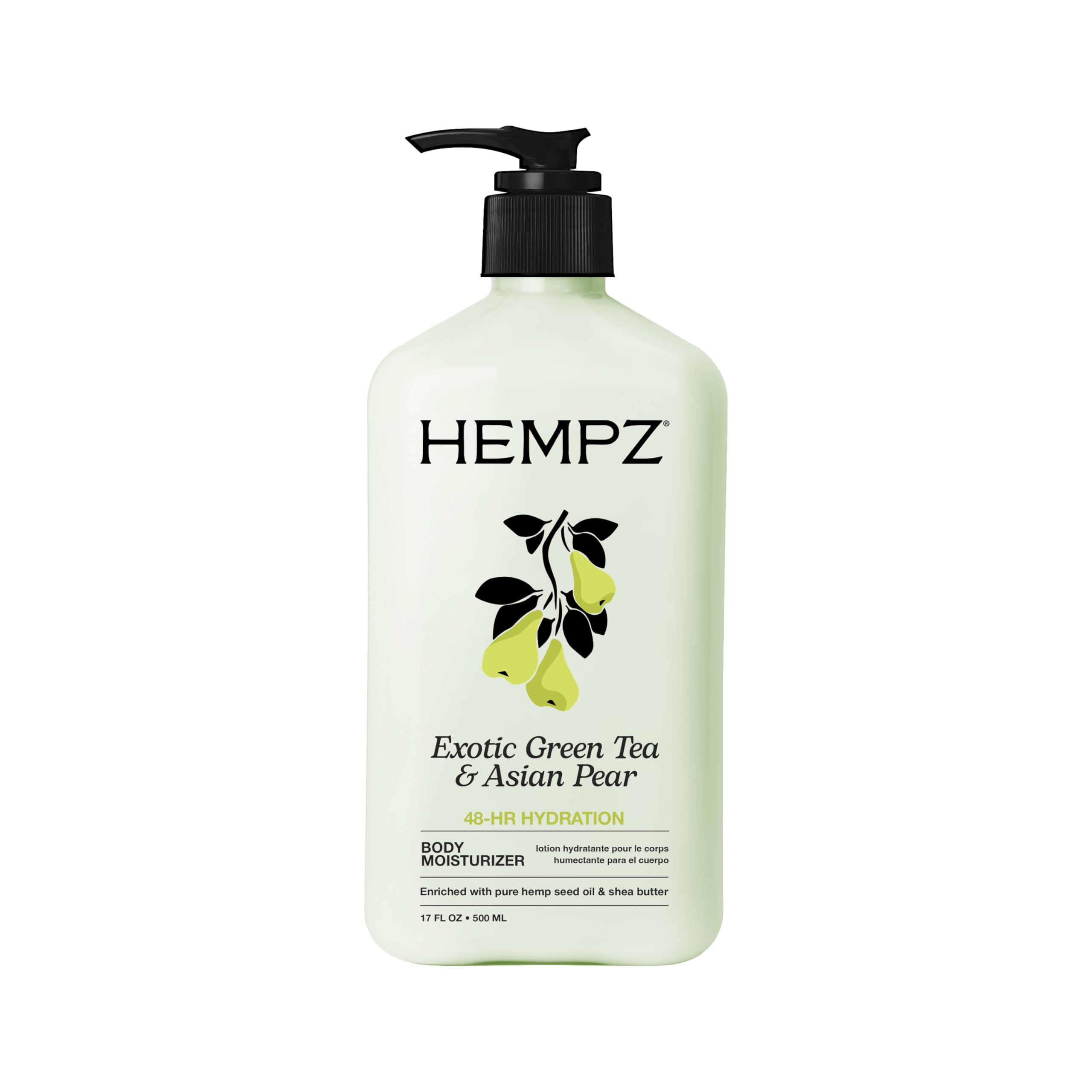Photo 1 of ***DAMAGED - SEE PHOTO/NOTES***HEMPZ Body Lotion - Green Tea and Asian Pear - Daily Moisturizing Cream - 17oz