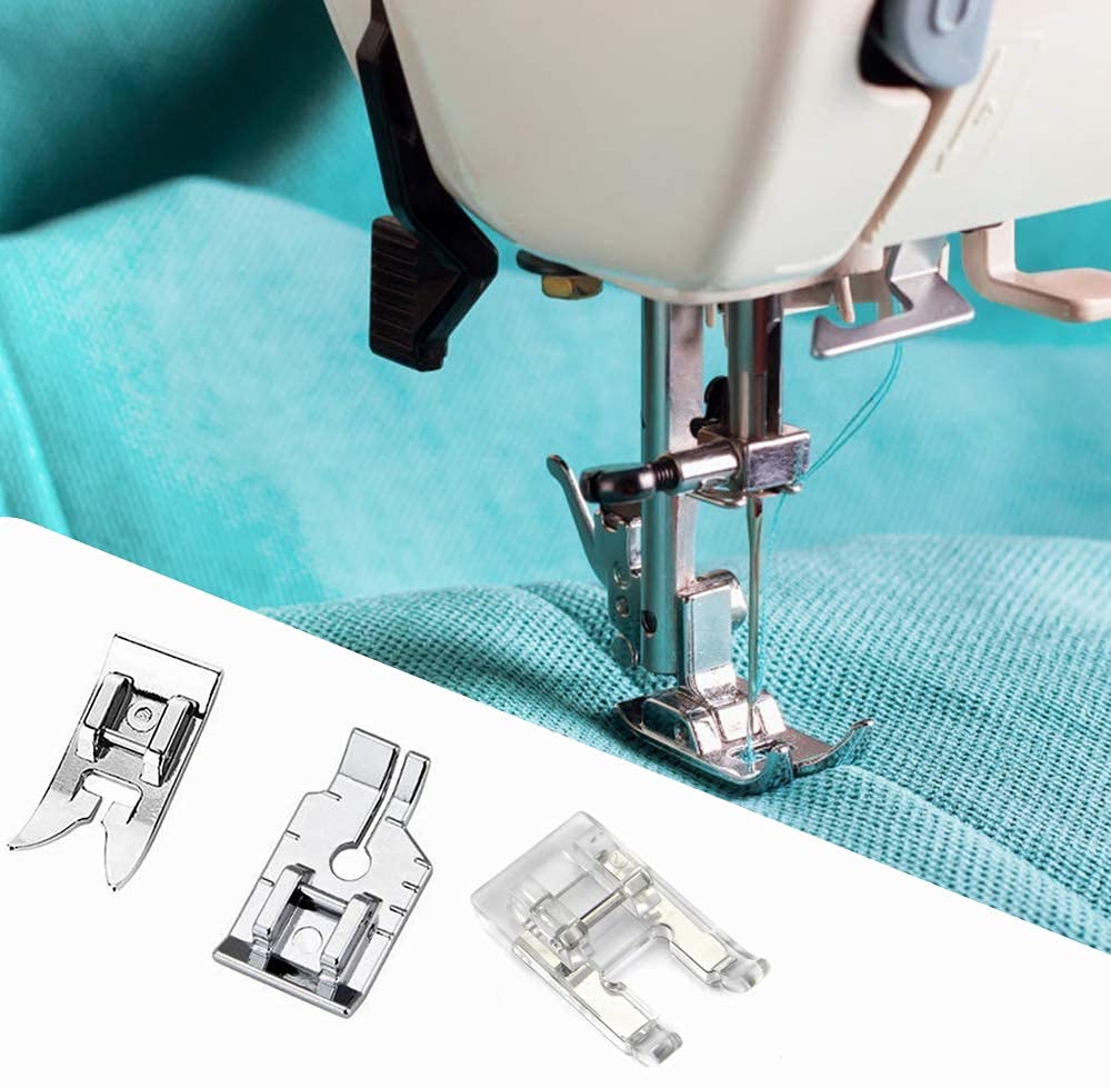 13Pcs Presser Feet Set for Household Sewing Machine Brother Singer Janome Toyota...
