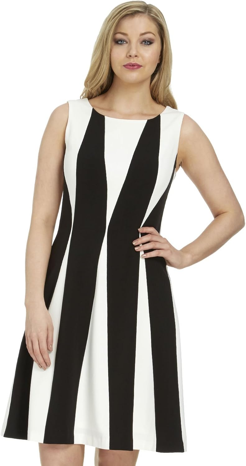 roman originals colour block dress