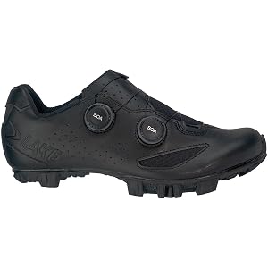 Lake MX190 Mountain Bike Shoe Black/Black 43.0