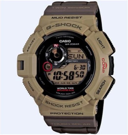 G Shock Mudman Earth Series Watch Brown One Size Amazon Ca Watches