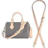 jiesinlov Vachetta Leather Replacement Crossbody Bags Strap Adjustable Shoulder Strap for handbag Nano Noe Alma Speedy 20 25 30 35 (0.70Width Adjustable 39.4-47.2Length)