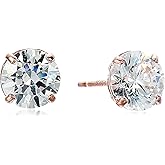 Amazon Essentials 14K Gold 1cttw Infinite Elements Cubic Zirconia Round Stud Earrings (previously Amazon Collection)
