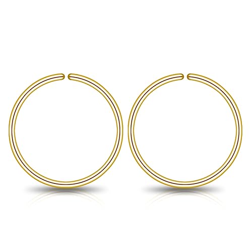 14K Gold Filled Conch Hoop Earrings, Dainty Conch Piercing Jewelry
