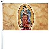 Virgin Mary Our Lady Of Guadalupe Flags 3x5 Ft Outdoor Flag Garden Flag Home Flag Yard Flags Banner Breeze Flag