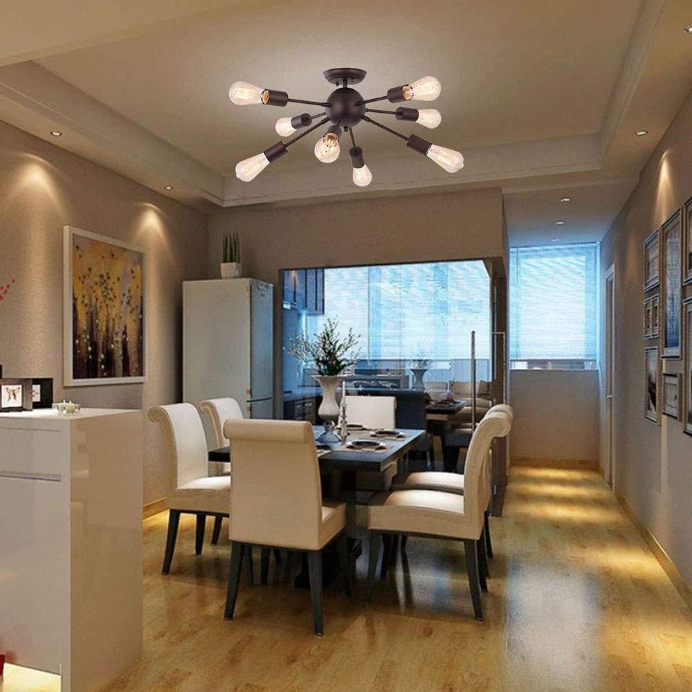 Techo Luz Techo Retro Ámpara Techo Creativa Lámpara Techo Vintage