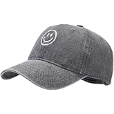 Unisex Basic Solid Baseball Cap Vintage Washed Distress Cotton Low Profile Dad Hat Adjustable Sports Hat