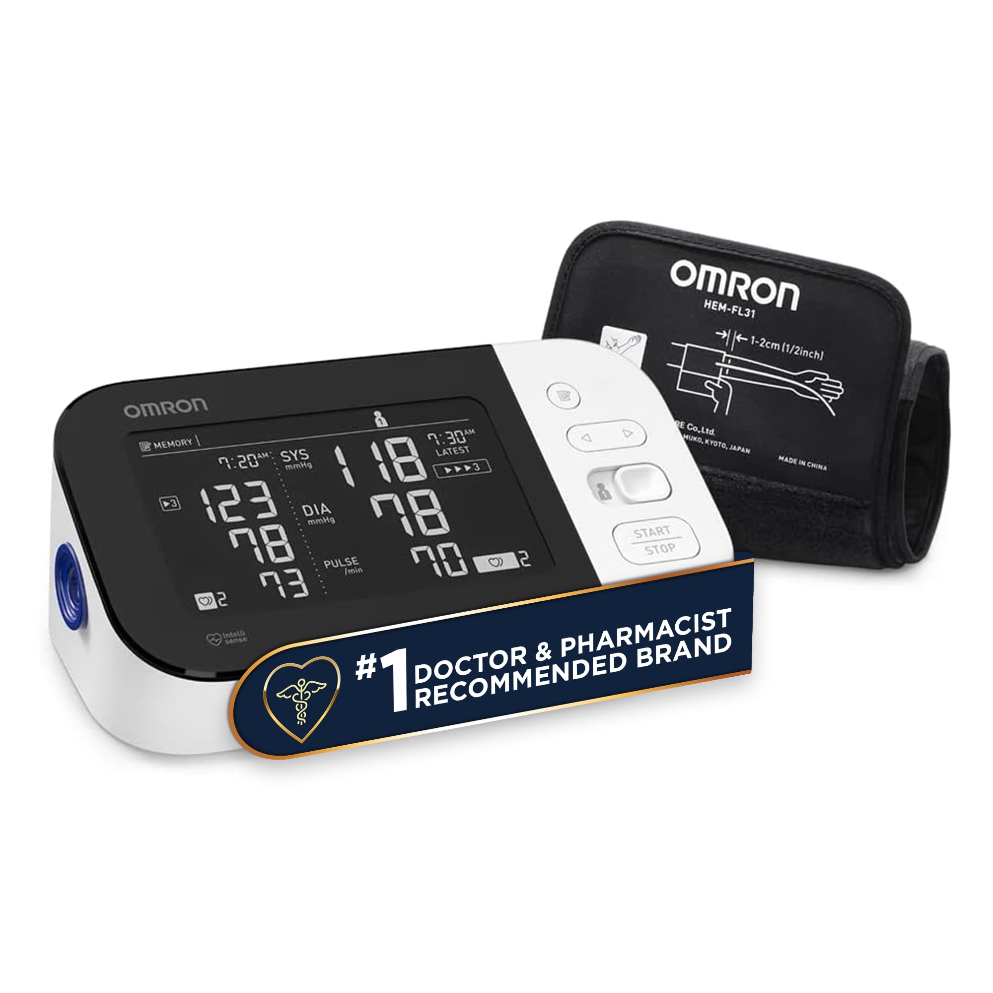 Omron 10 Series Wireless Upper Arm Blood Pressure Monitor