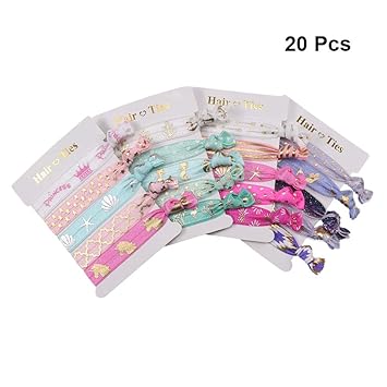 Amazon Com Frcolor 20 Pcs Unicorn Knotted Stretch Hair Ties