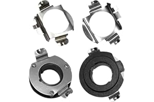 Unifizz H7 LED Headlight Bulb Retainer Adapter Holder Base for Volkswagen for Tiguan CC CLA250 for Mercedes Benz GLS450 ML350