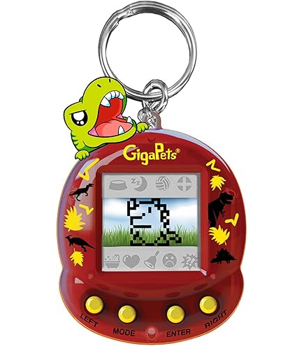 BEARDDO Silikon Schutzhülle Für Virtuelles Haustier (Giga Pet) – Niedlicher Dinosaurier-Cartoon, Grün – Für Kinder Ab 5 Jahren