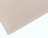 M & J Plain Beige Polycotton Fabric 45 inch 112 cm Wide 1 Metre
