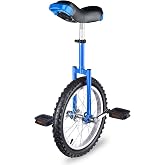 AW 16/18/20/24 Inch Wheel Outdoor Unicycle Adjustable Seat Exercise Bicycle