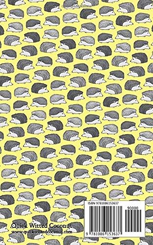 Hedgehog Notebook - Ruled Pages - 5x8 - Premium (Yellow) - Image 3