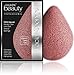 Oleavine All Natural Konjac Sponge - French Red Clay - Gentle Exfoliating Facial Sponge