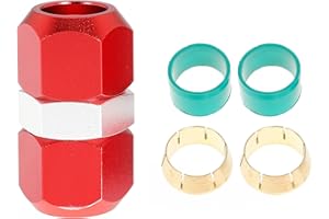 YRANZO 5/8 inch Line Splice For Dorman 800-640 Aluminum Lines For Chevy Suburban Traverse For GMC Yukon Acadia For Buick Enclave Vehicle AC Repair Tools