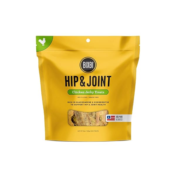 BIXBI HIP & JOINT SUPPORT CHICKEN JERKY DOG...