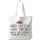 VIIJJUE Tote Bag Gifts for Women, Canvas Tote Bags, Reusable Grocery Shopping Bag