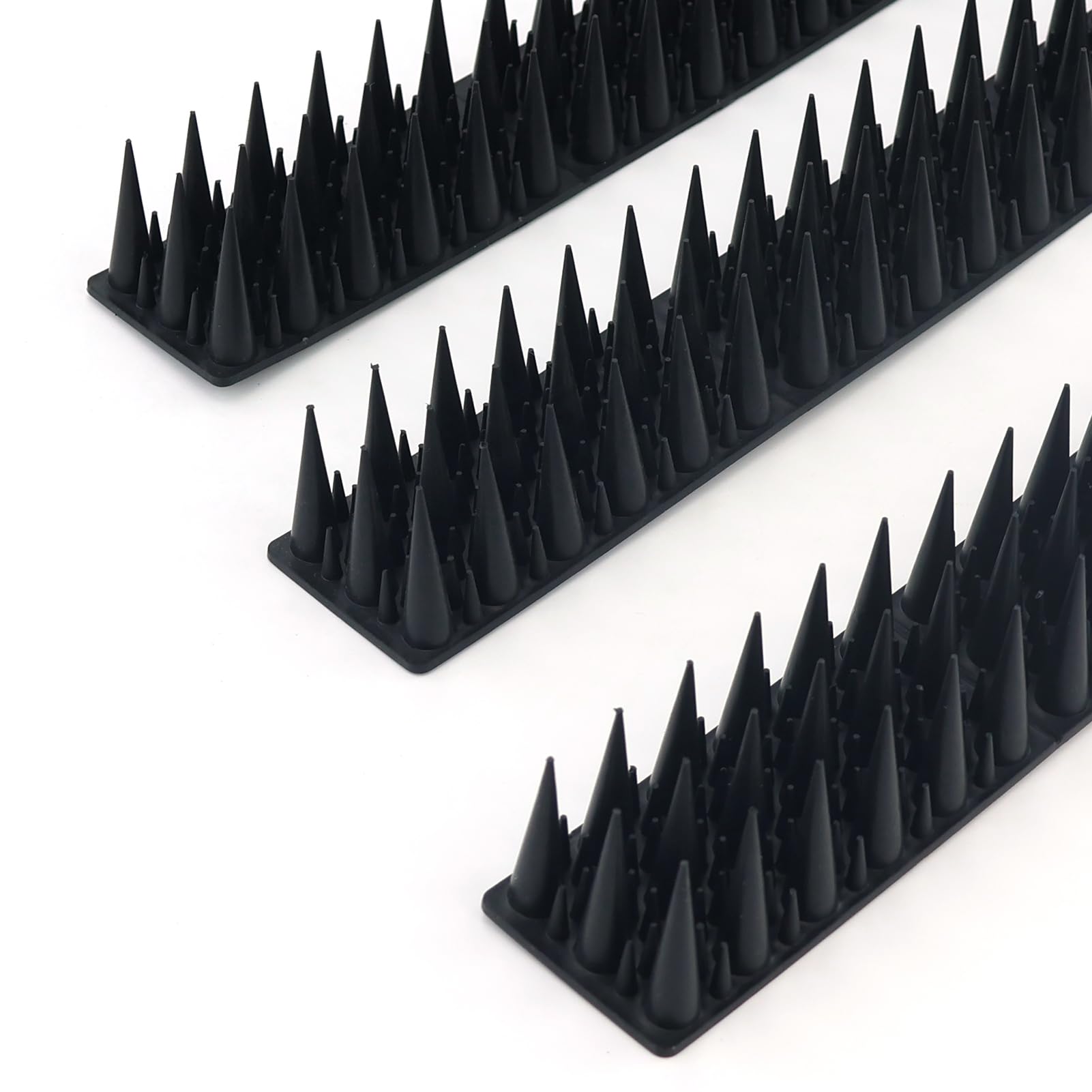 RESTALLADNWEST Bird Spikes, Pigeon Spikes for Pigeon Deterrent to Keep Bird or Animals Away, Fence Spikes of Bird Deterrent Black