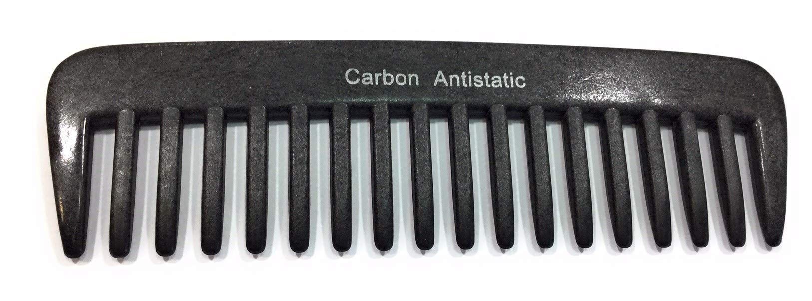 Strähnenboy 232 by Hercules Sägemann Carbon Comb 13 cm 18 Teeth Curling Comb Afro Comb Coarse Teeth C232a Antistatic