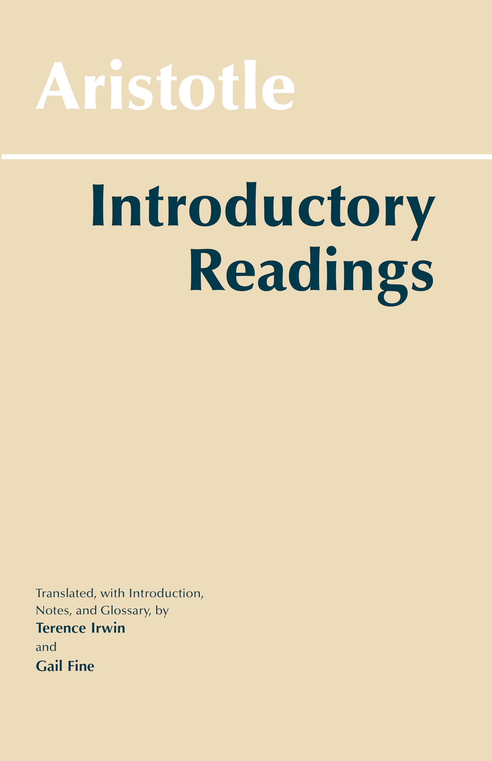 Aristotle: Introductory Readings