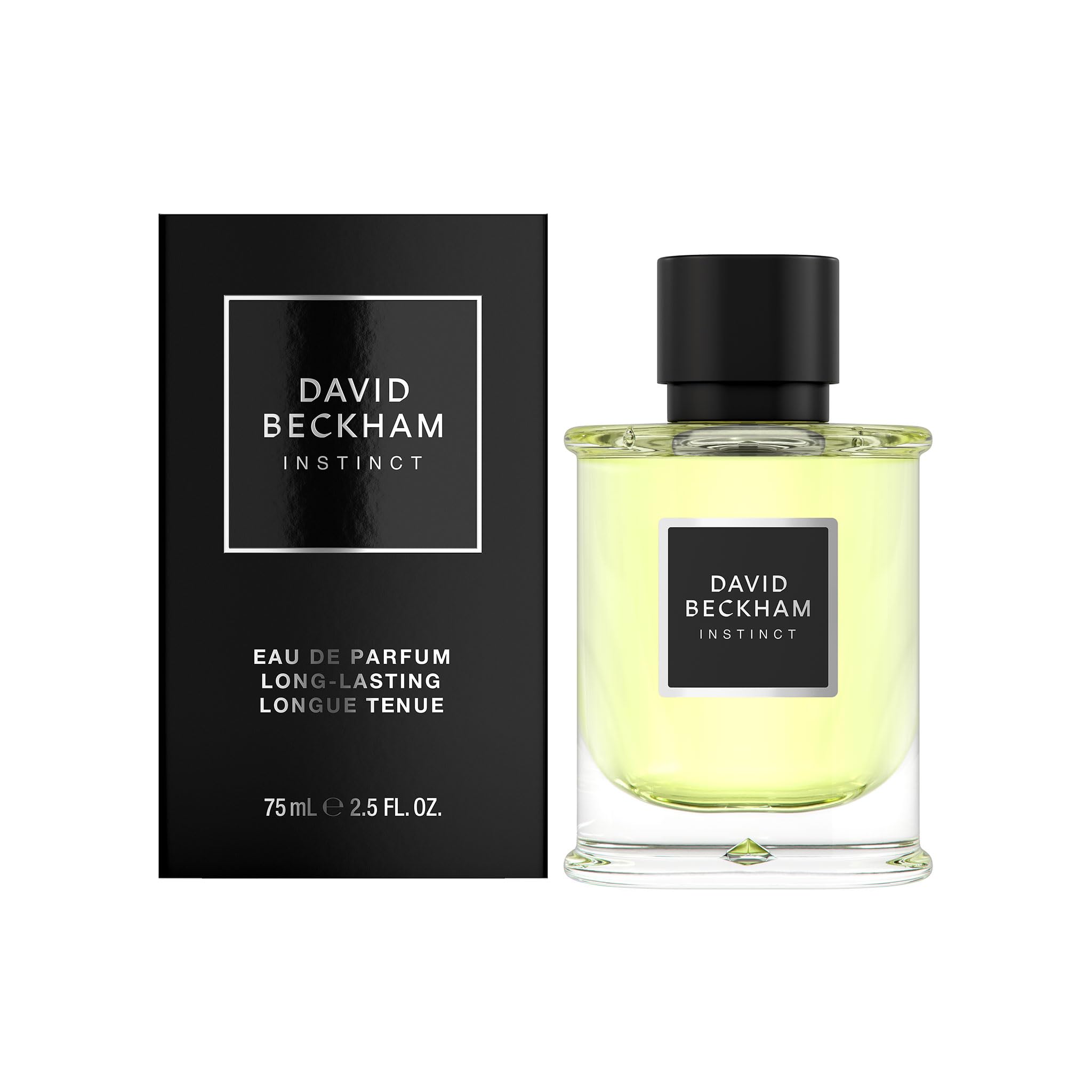 DAVID BECKHAM Instinct - Eau de Parfum for Men - Vibrant Fragrance with Notes of Bergamot, Cardamom and Patchouli - Long Lasting - 75ml