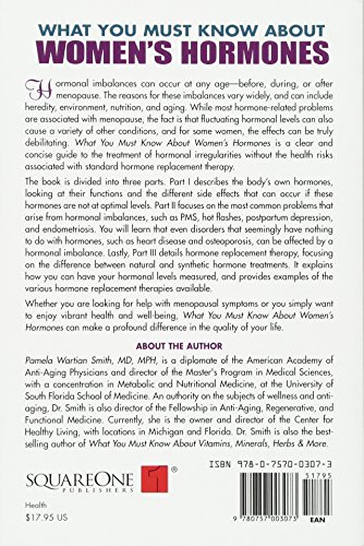 What You Must Know About Women's Hormones: Your Guide to Natural Hormone Treatments for PMS, Menopau - medicalbooks.filipinodoctors.org