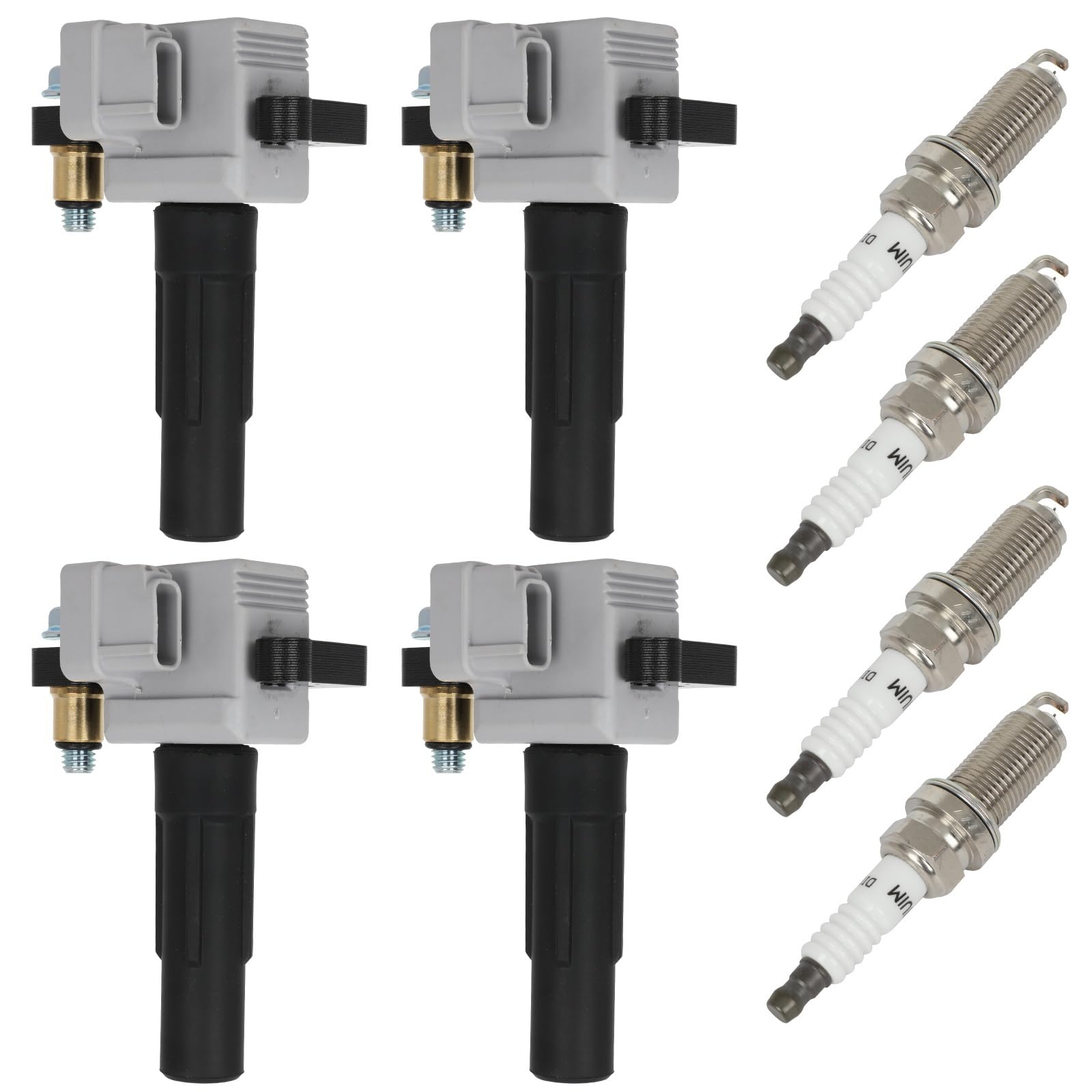 Photo 1 of OCPTY 4 Ignition Coils with 4 Iridium Spark Plugs Compatible for Subaru Forester 2004-2010 Replaces UF508