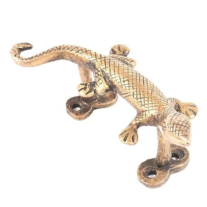 Indian Shelf Handmade 5 4 Inch Brass Lizard Drawer Wardrobe