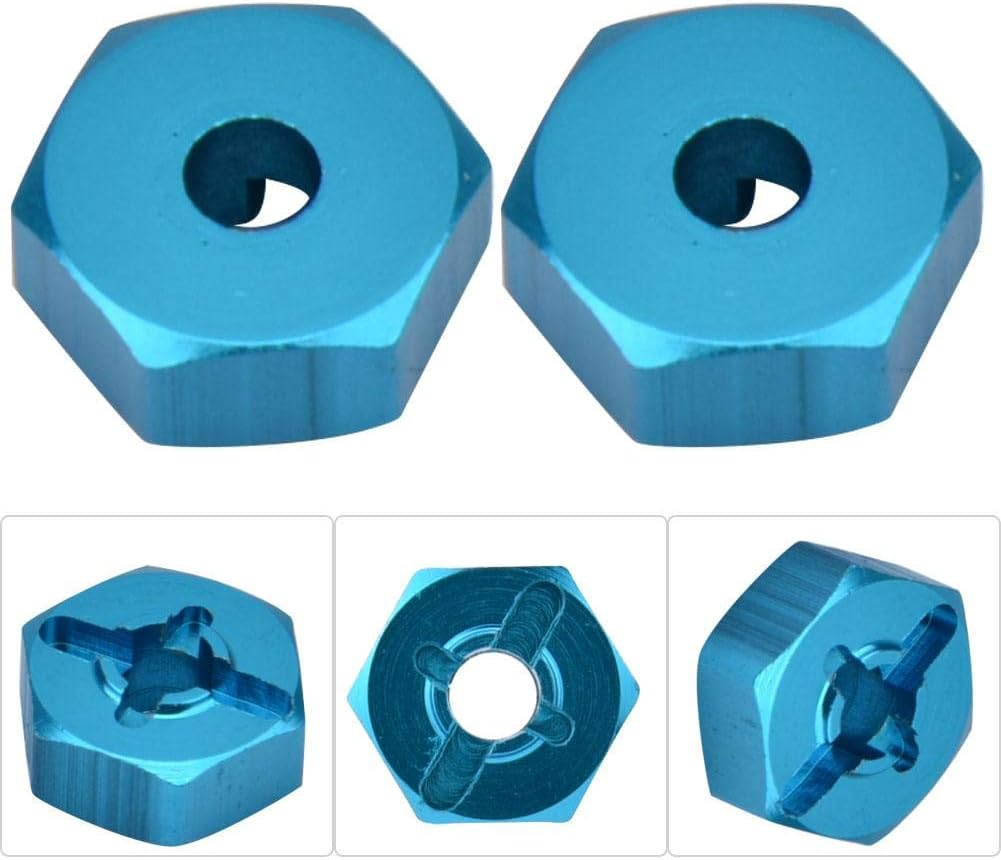 RC Hex Hub Adapter, 7mm to 12mm Wheel Hex Hub Drive Adapter for Model Remote Control Car, As Shown in the Picture, One size fits all - Image 5
