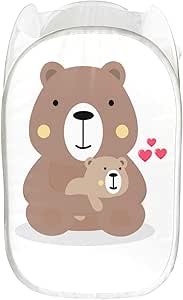 Cuarto de baño Cesta de lavandería Organizador Bebé Oso Teddy Moda