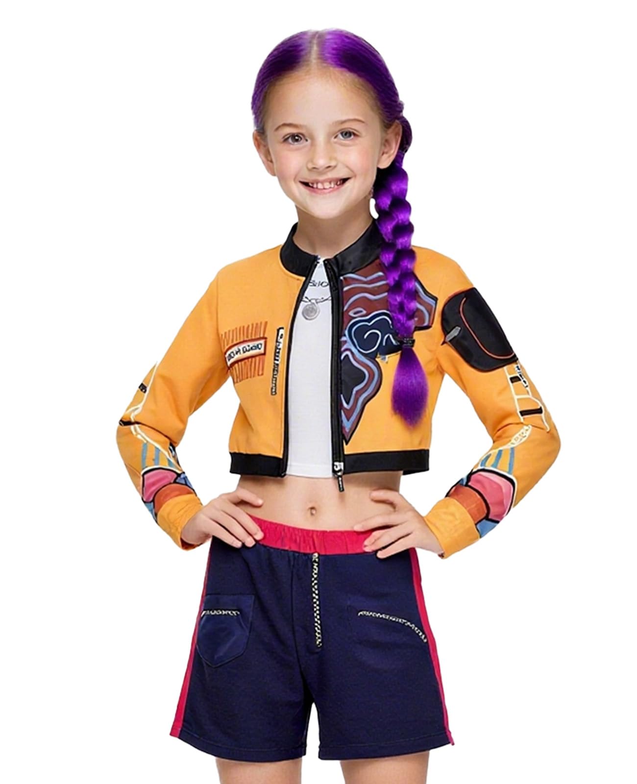 Photo 1 of ACLGCSU Singer Costume for Girls, POP Group Costume for Kids, Halloween Stage Star Cosplay Dress Up
